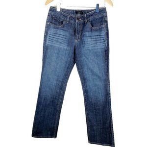 Nine West womens boot cut bleecker SZ 8 blue jeans